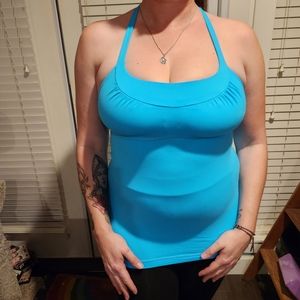 Lululemon workout top blue